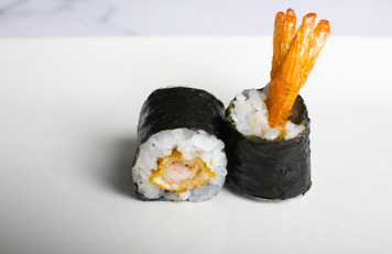 Maki Tempura de Langostinos (8p)