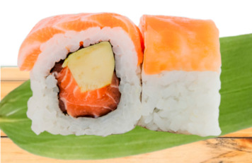 Salmón Uramaki (8p)