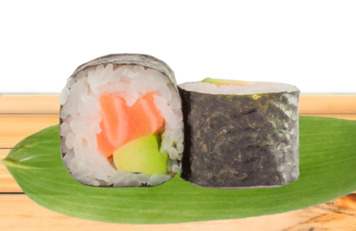 54-Maki Salmón con Aguacate (8p)